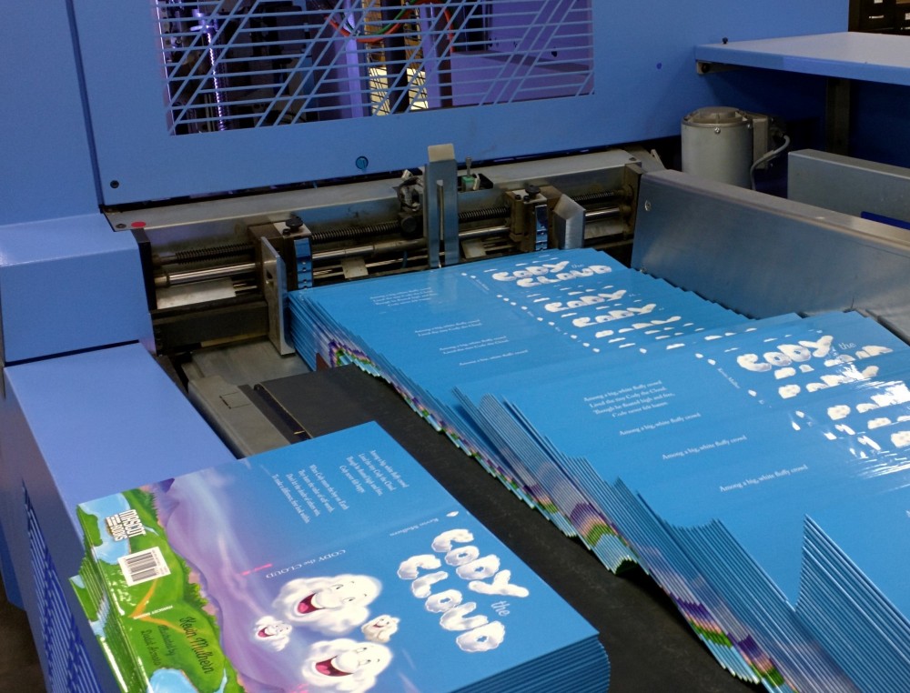 Machinery printing books